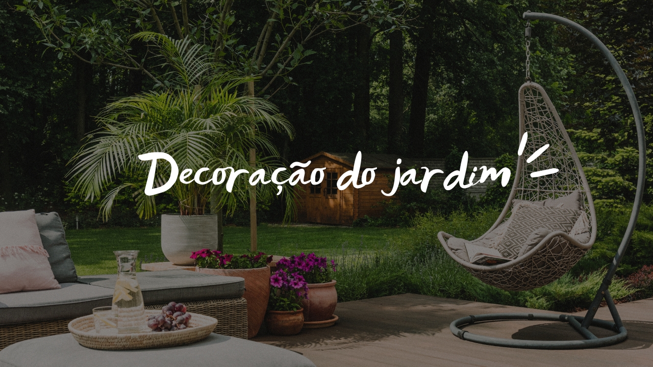 Decoração do jardim